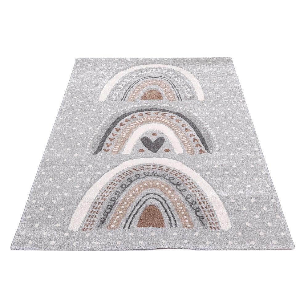 Flycarpets Kids Kinderkamer Grijs Vloerkleed