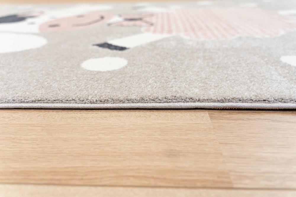 Flycarpets Kids Kinderkamer Schaap Roze / Beige