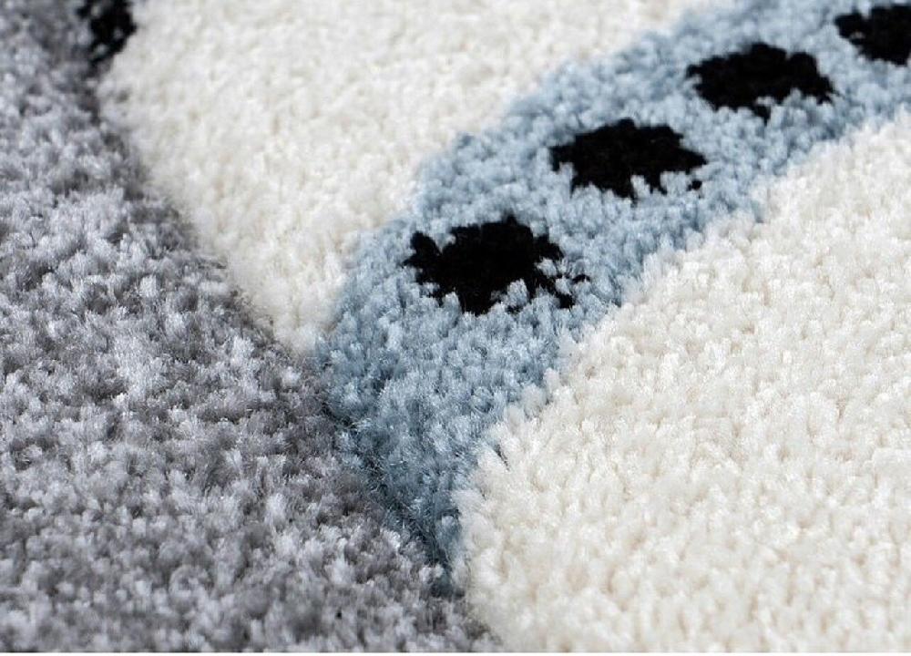 Flycarpets Kids Ruimteschip Grijs Vloerkleed