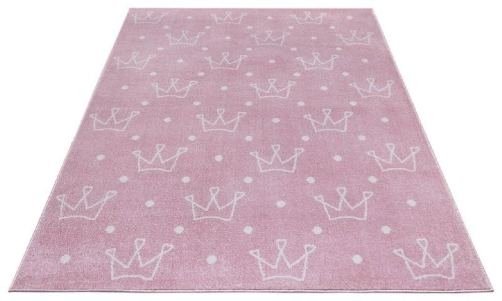 Flycarpets Kindervloerkleed - Adventures Kroon Roze