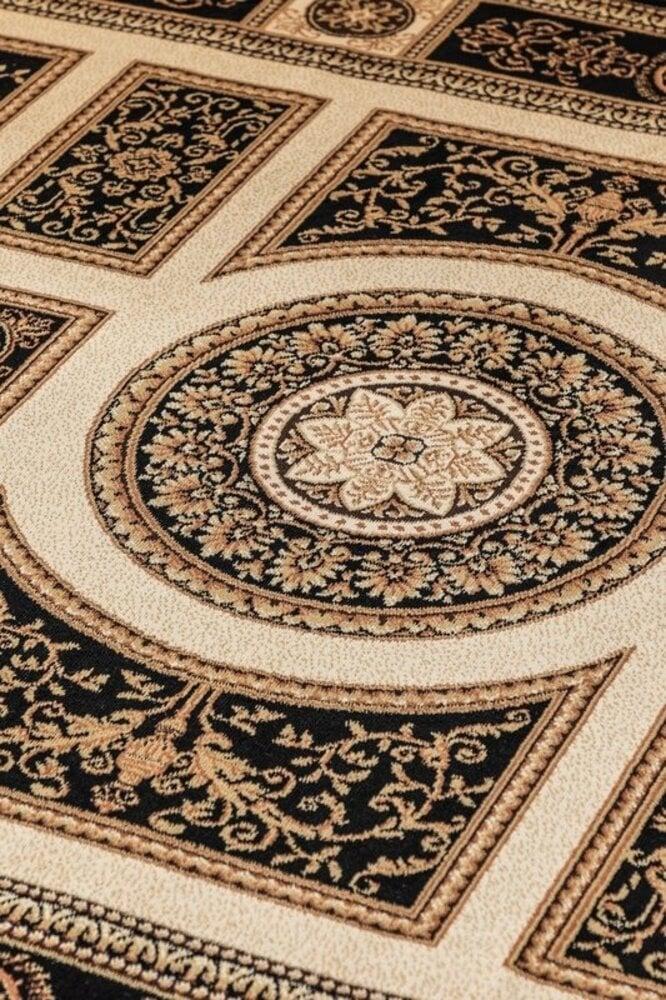 Flycarpets Klassiek Vloerkleed - Herat Guzara Zwart