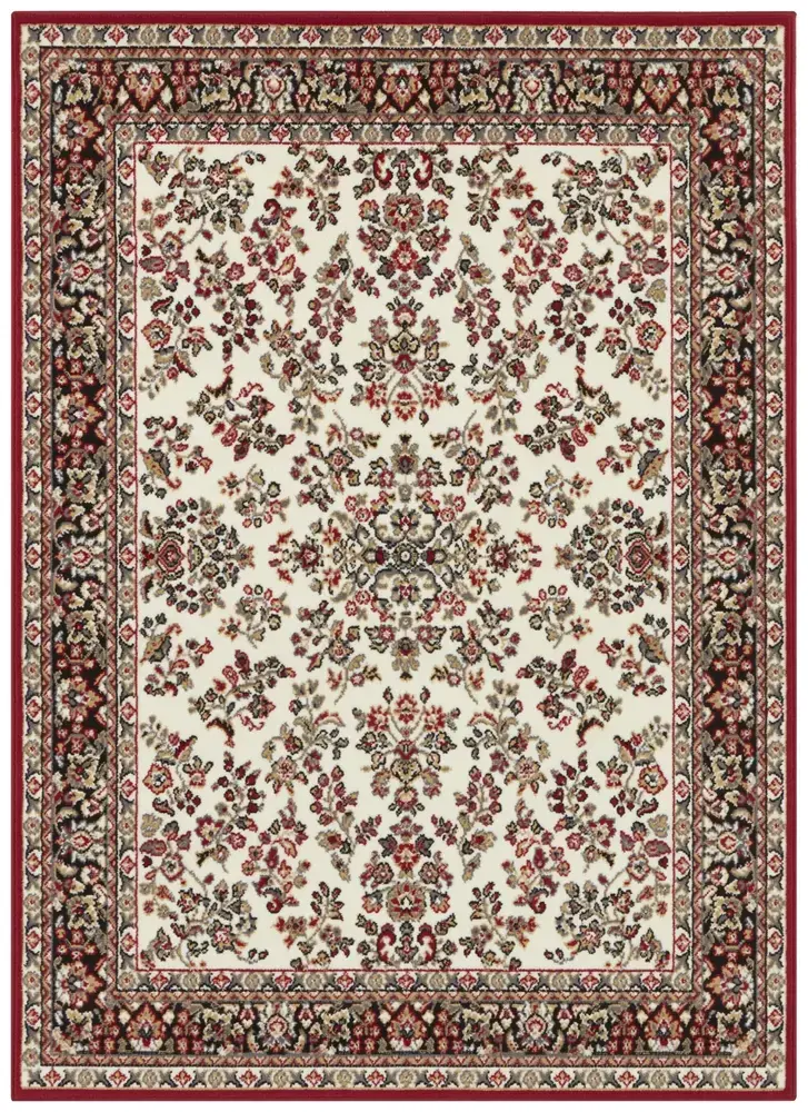 Flycarpets Klassiek Vloerkleed - Oriental Rood/Crème