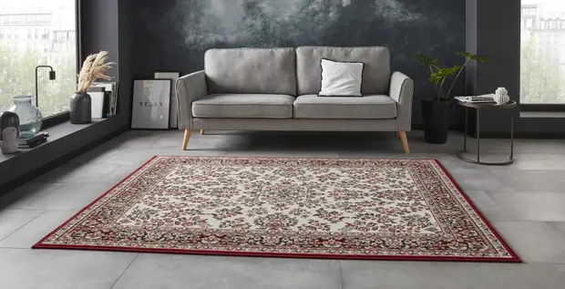 flycarpets Klassiek vloerkleed - Oriental Rood/Crème