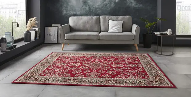 flycarpets Klassiek vloerkleed - Oriental Rood