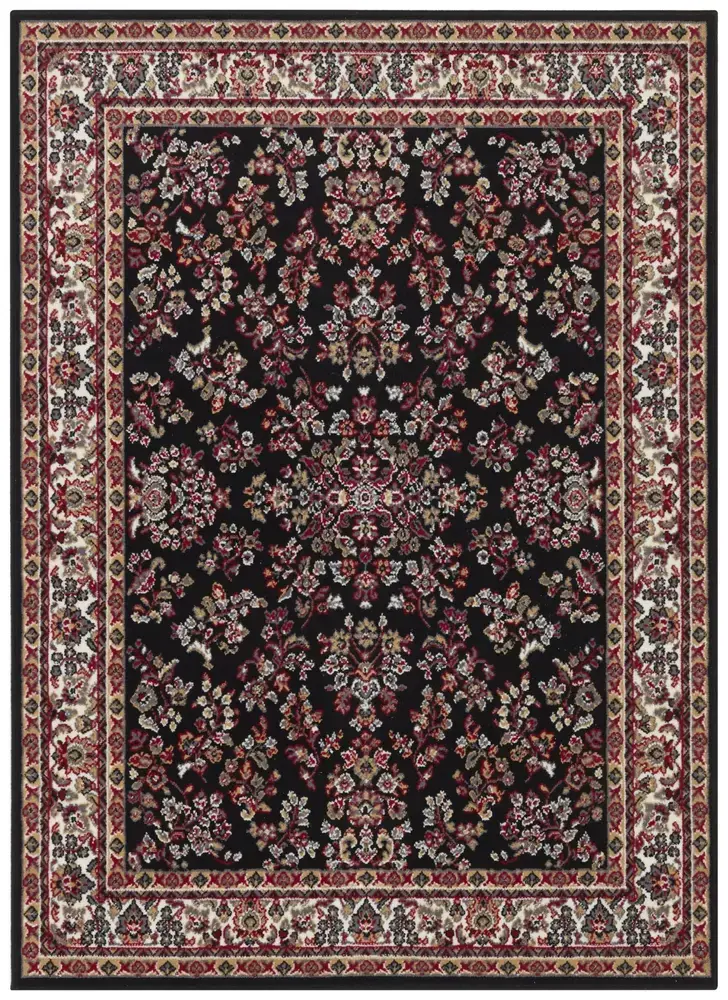 Flycarpets Klassiek Vloerkleed - Oriental Zwart