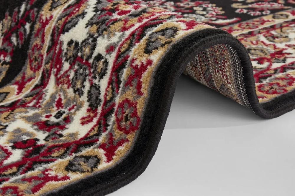 Flycarpets Klassiek Vloerkleed - Oriental Zwart