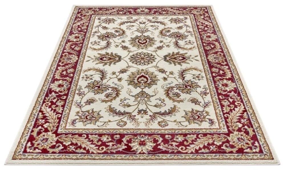 Flycarpets Klassiek Vloerkleed - Reni Crème/Rood