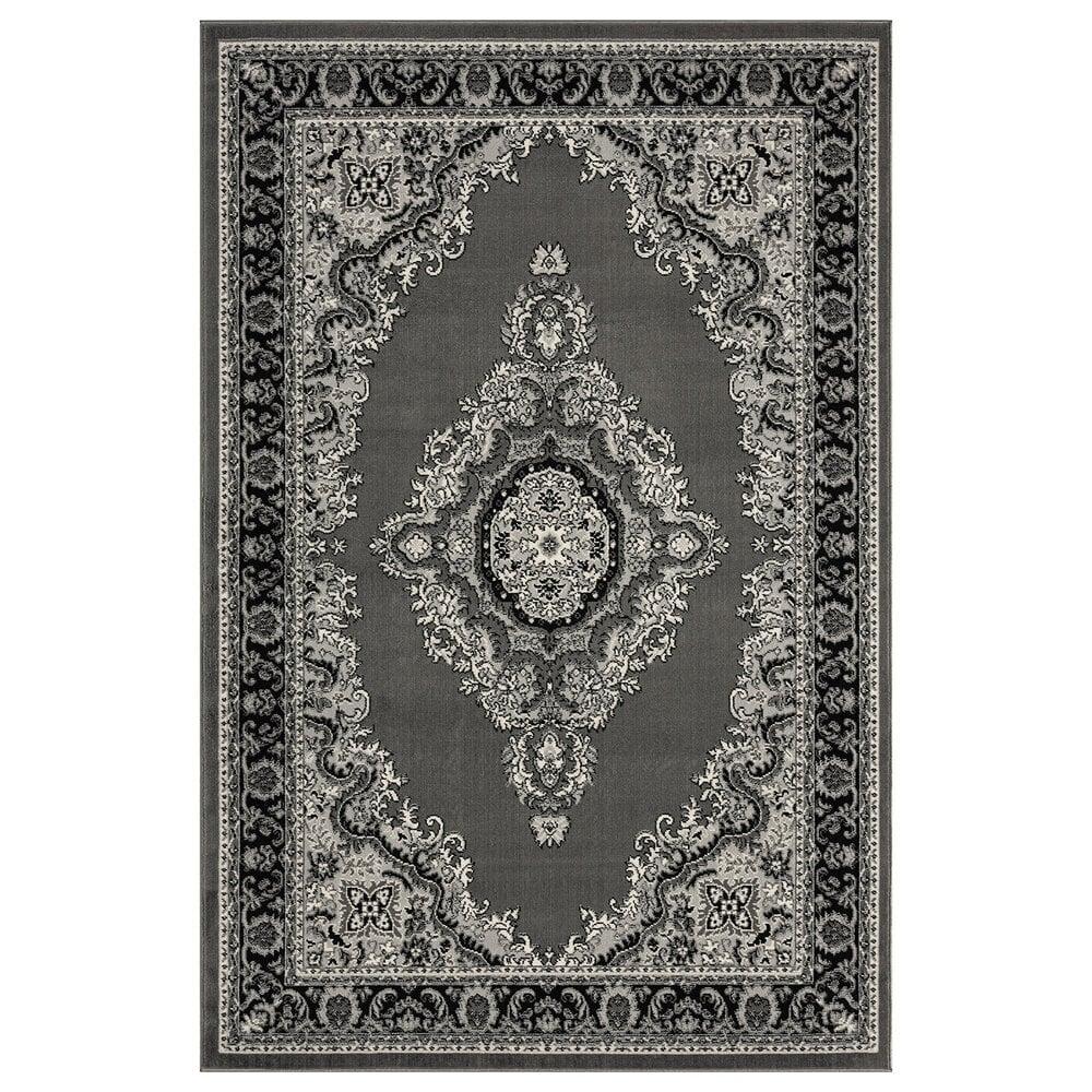 Flycarpets Klassiek Vloerkleed - Skazar Grijs