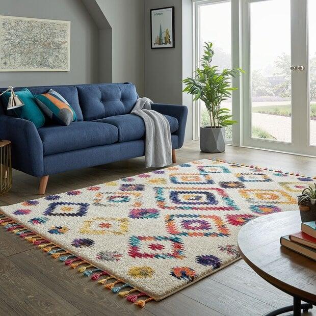 flycarpets Kleurrijk vloerkleed - Bohemia Multi