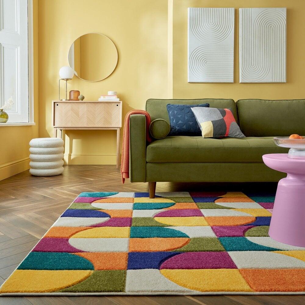 Flycarpets Kleurrijk Vloerkleed - Chacha Meerkleurig