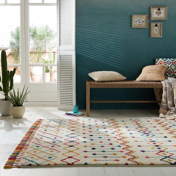 flycarpets Kleurrijk vloerkleed - Prairie Multi