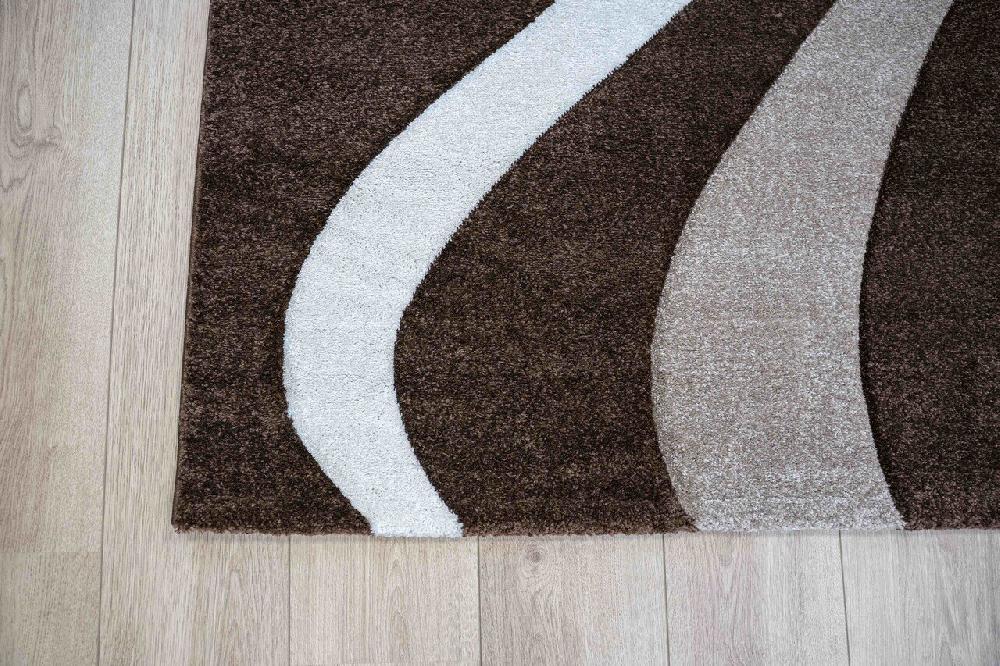 Flycarpets Kristal Modern Bruin Vloerkleed