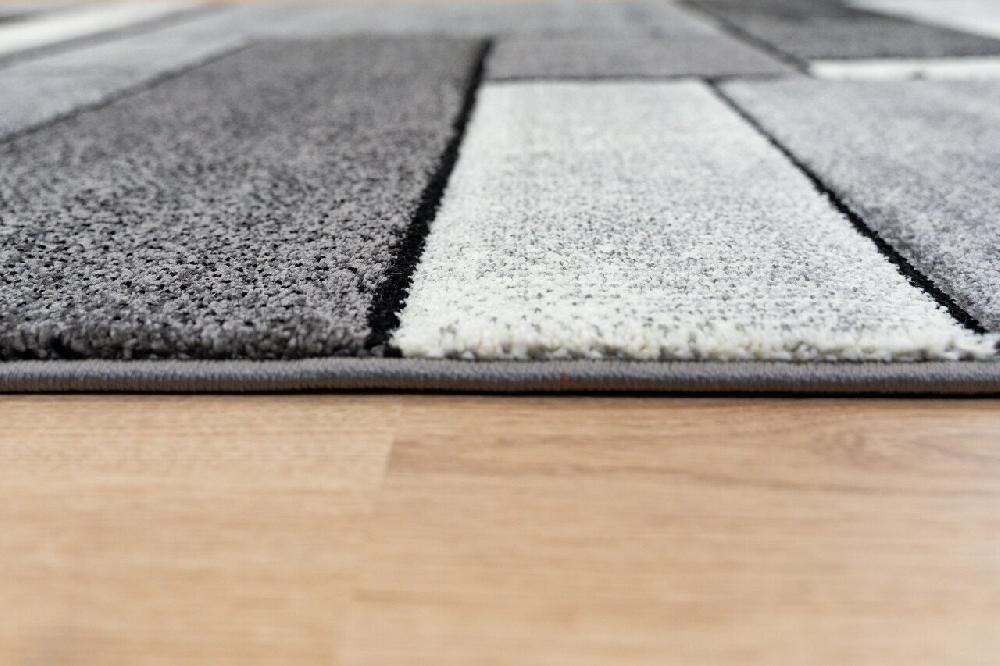 Flycarpets Kristal Modern Grijs Vloerkleed