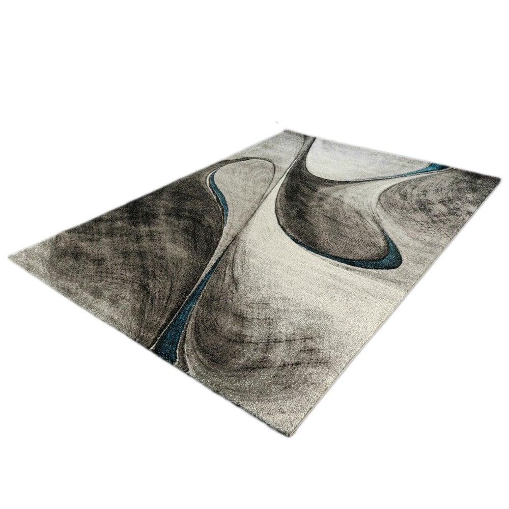 Flycarpets Kristal Modern Turquoise Vloerkleed