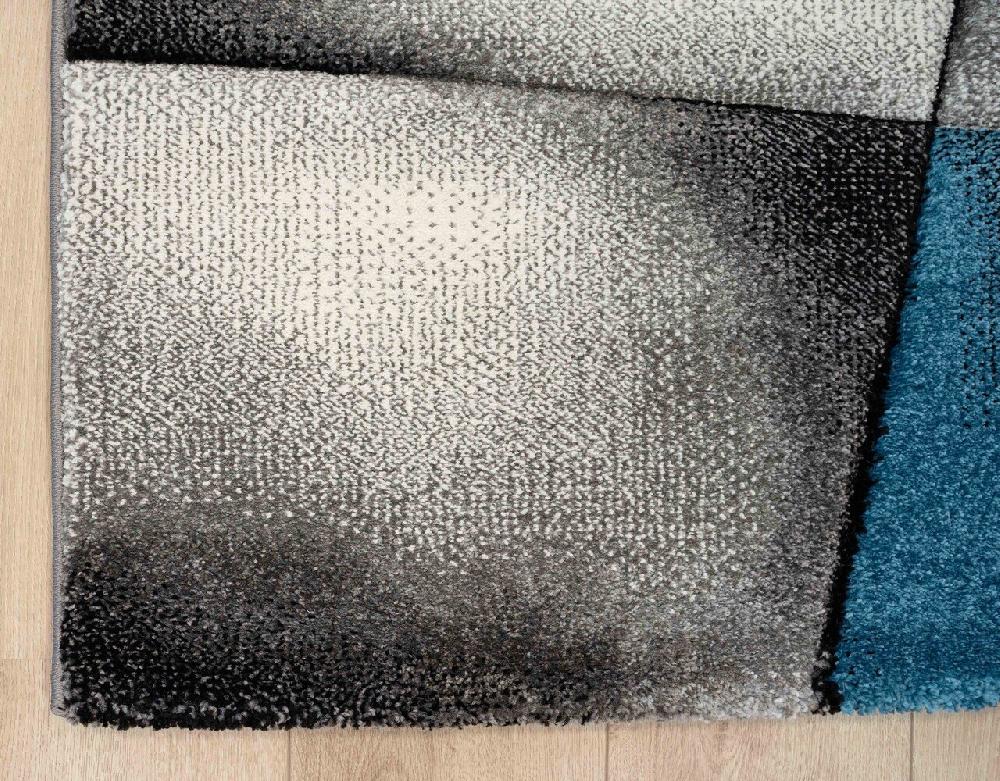 Flycarpets Kristal Modern Turquoise Vloerkleed