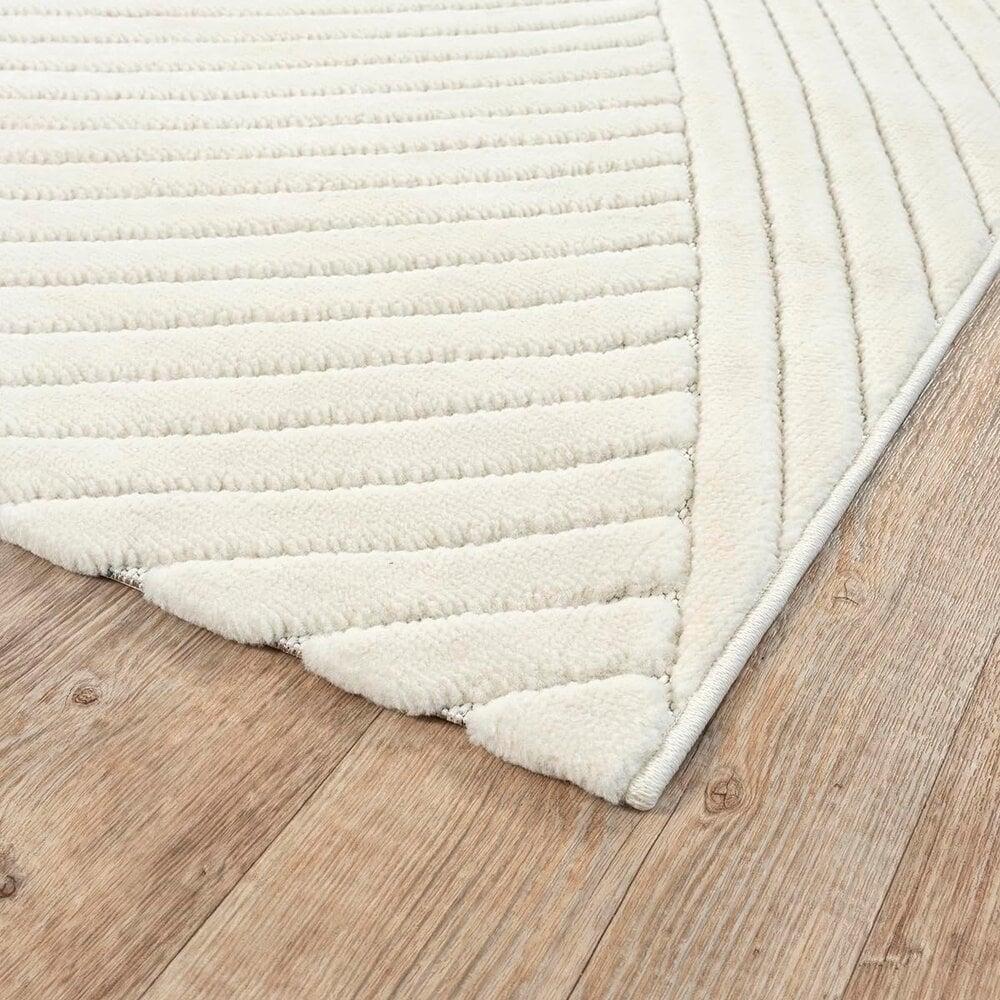 Flycarpets Laagpolig Vloerkleed Delia - Creme