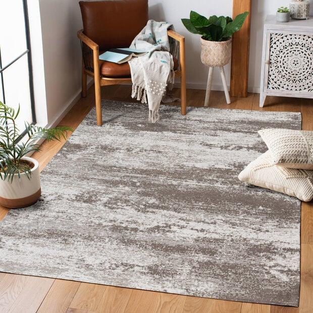 flycarpets Madras Wasbaar Bruin vloerkleed - Vintage