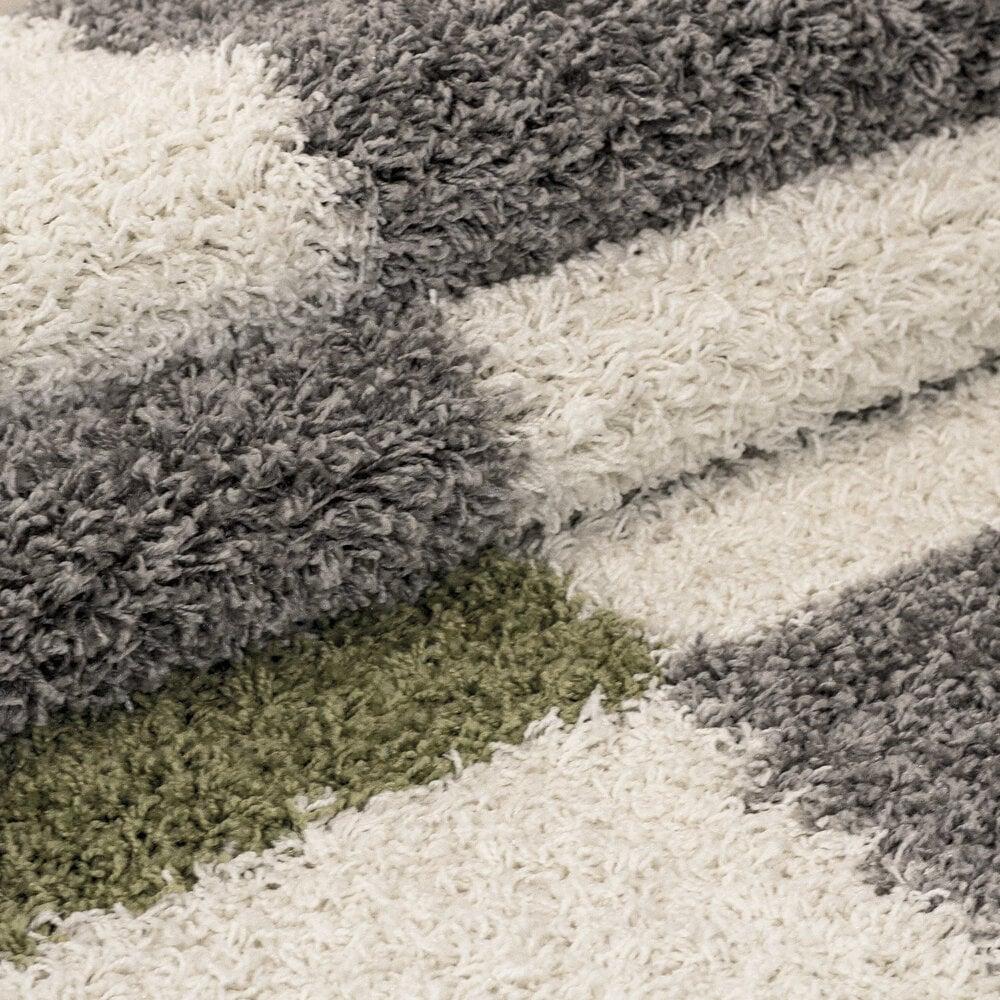 Flycarpets Manhattan Shaggy Vloerkleed - Groen