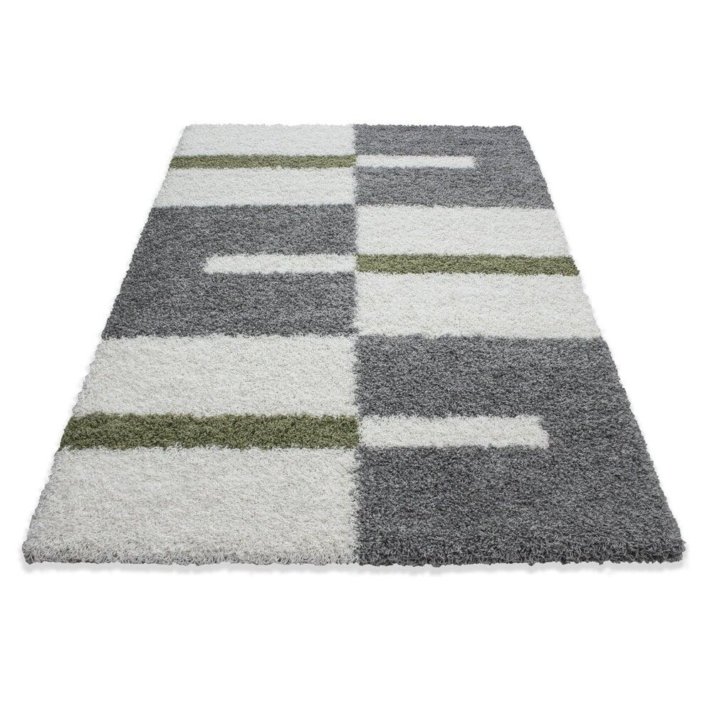 Flycarpets Manhattan Shaggy Vloerkleed - Groen