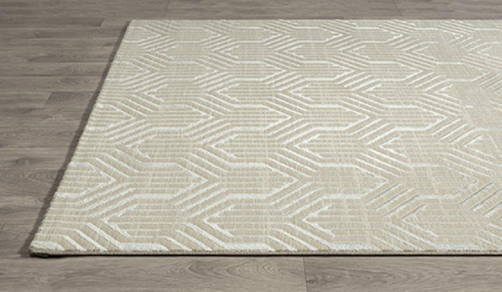 Flycarpets Minye Modern Crème Vloerkleed - Designer