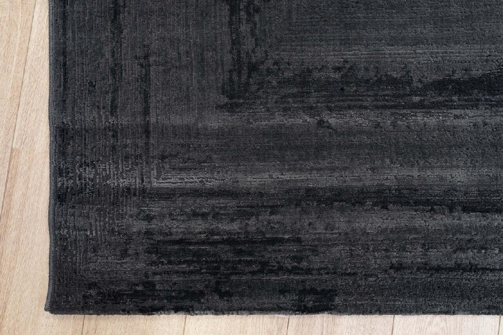 Flycarpets Modern Vloerkleed - Costa Antraciet/Zwart