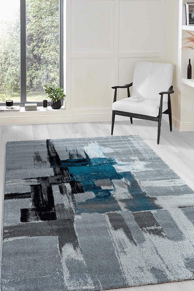 Flycarpets Modern Vloerkleed - Lima Blauw
