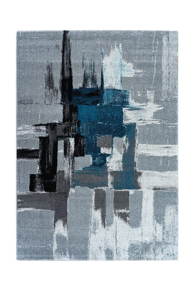 Flycarpets Modern Vloerkleed - Lima Blauw