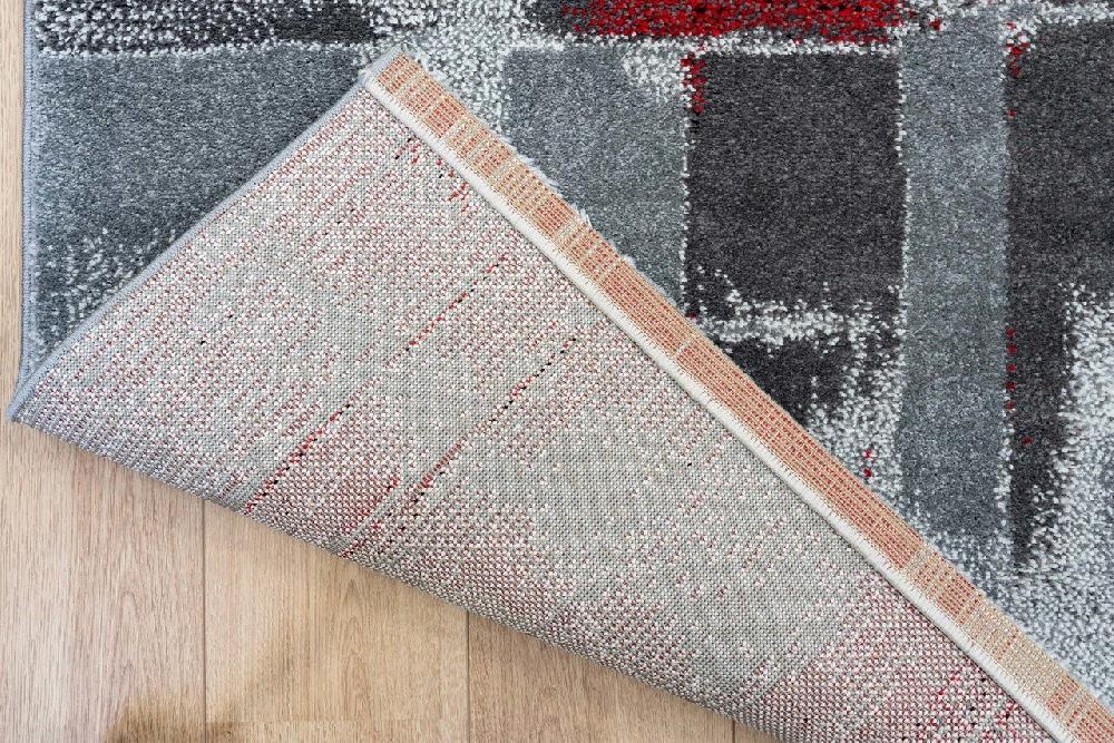 Flycarpets Modern Vloerkleed - Lima Rood