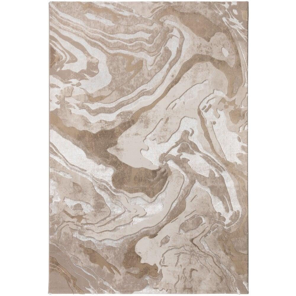 Flycarpets Modern Vloerkleed - Marbled Beige