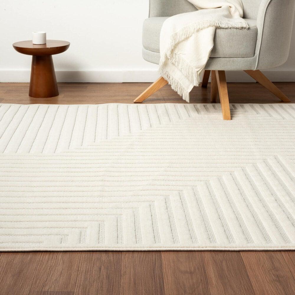 Flycarpets Modern Vloerkleed - Medea Crème