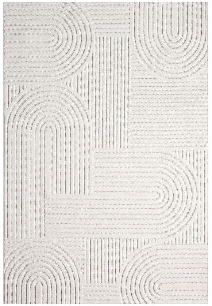 Flycarpets Modern Vloerkleed - Medea Japandi Wit