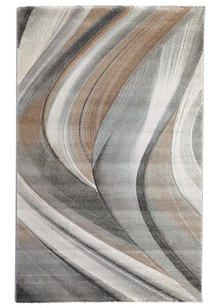 Flycarpets Modern Vloerkleed - Vernazza Beige/Grijs