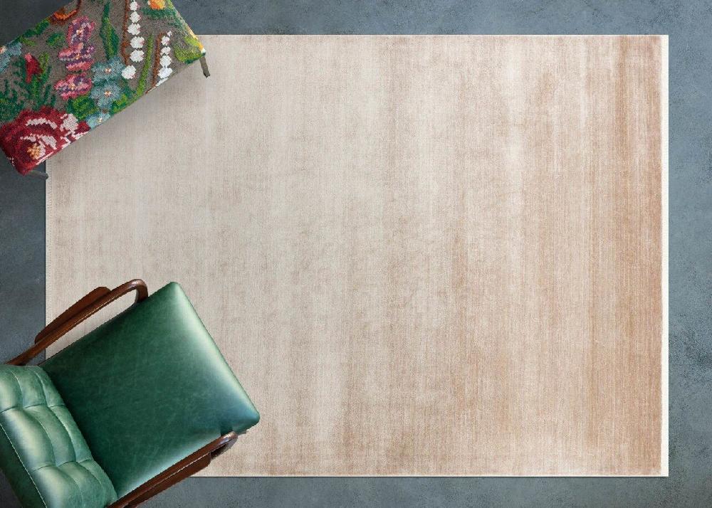 Flycarpets Rama Modern Beige Vloerkleed - Wol