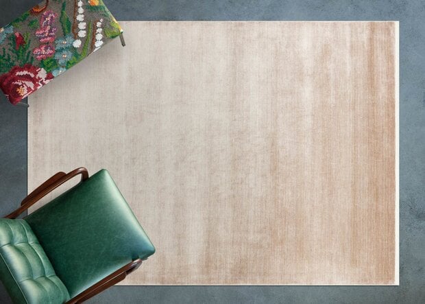 flycarpets Rama Modern Beige vloerkleed - Wol