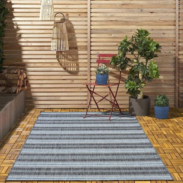 flycarpets Rio Buitenkleed Indoor & Outdoor Grijs