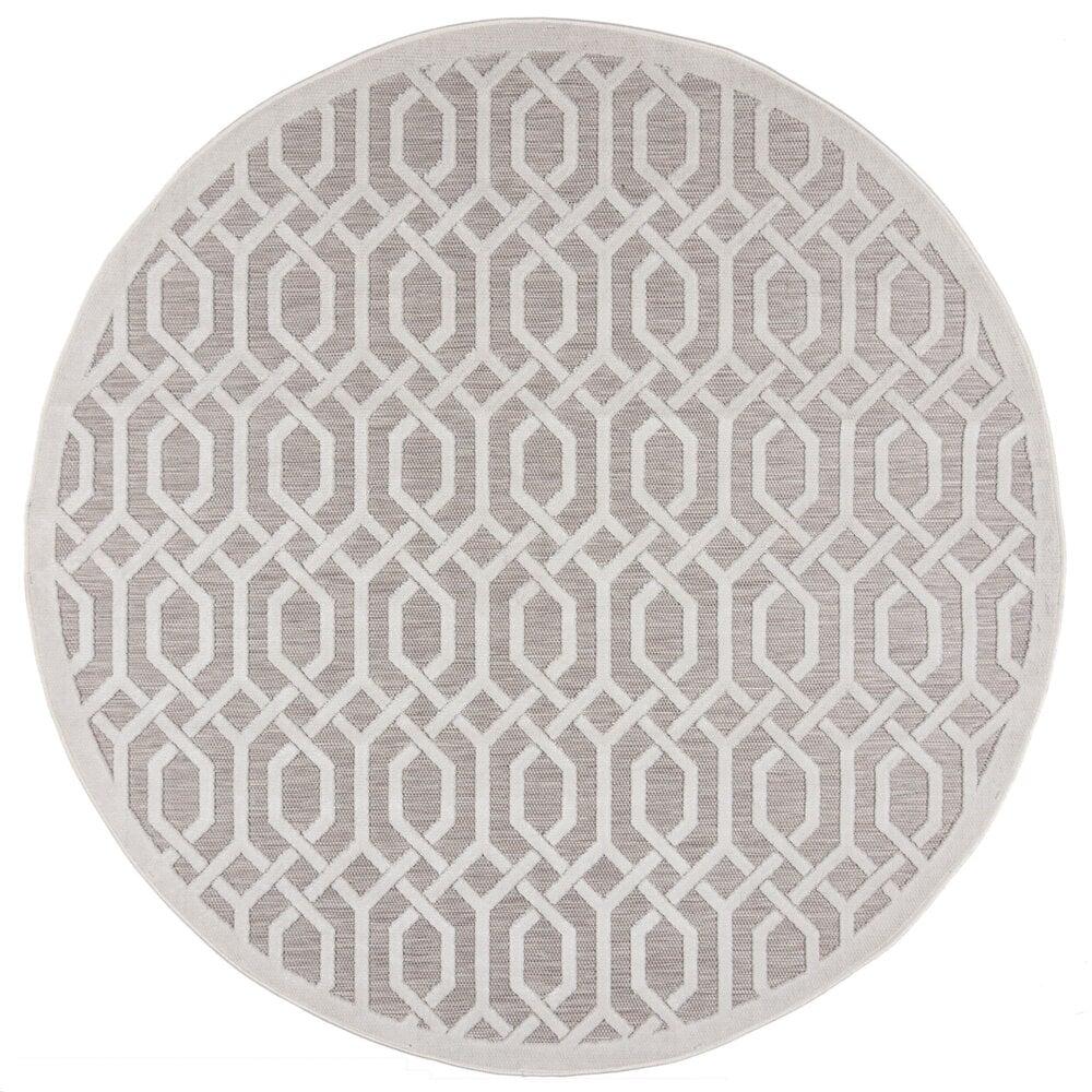Flycarpets Rond Buitenkleed - Mataro Crème/Beige