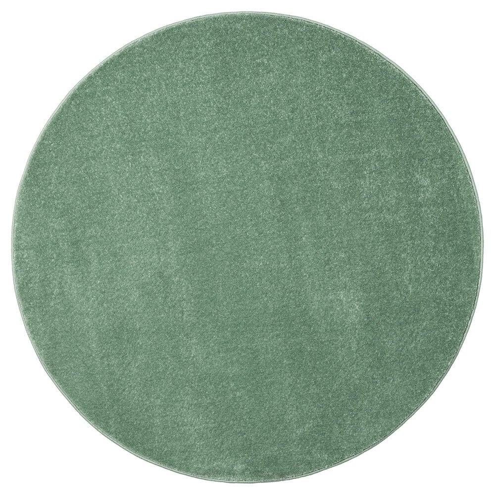 Flycarpets Rond Mono Vloerkleed - Effen Modern - Groen
