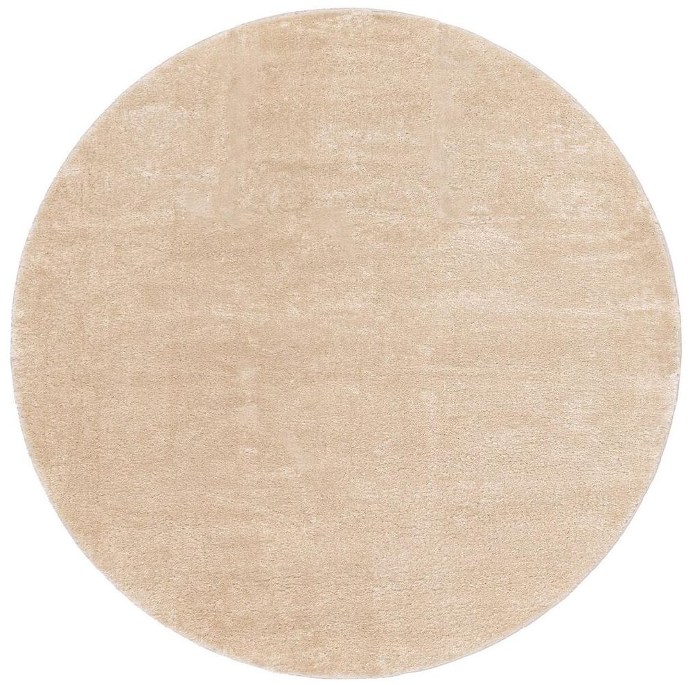 Flycarpets Rond Wasbaar Vloerkleed - Malaga Beige