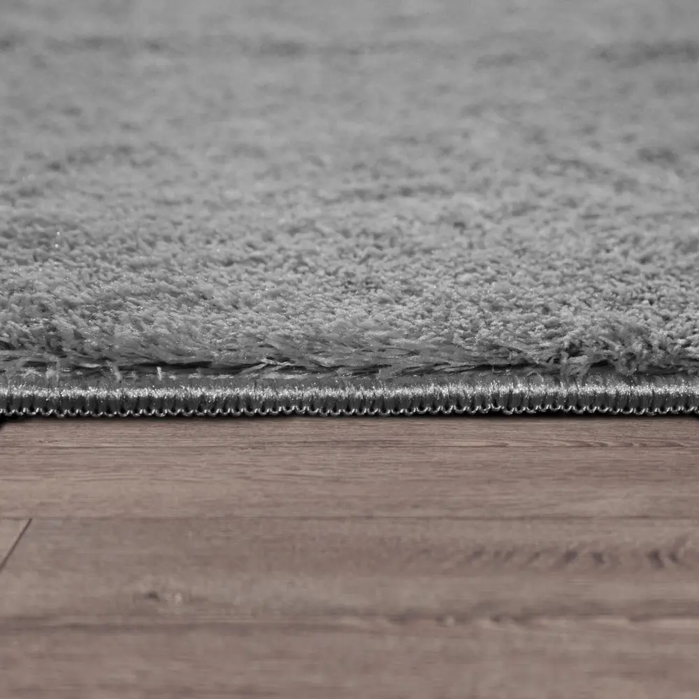 Flycarpets Rond Wasbaar Vloerkleed - Malaga Grijs