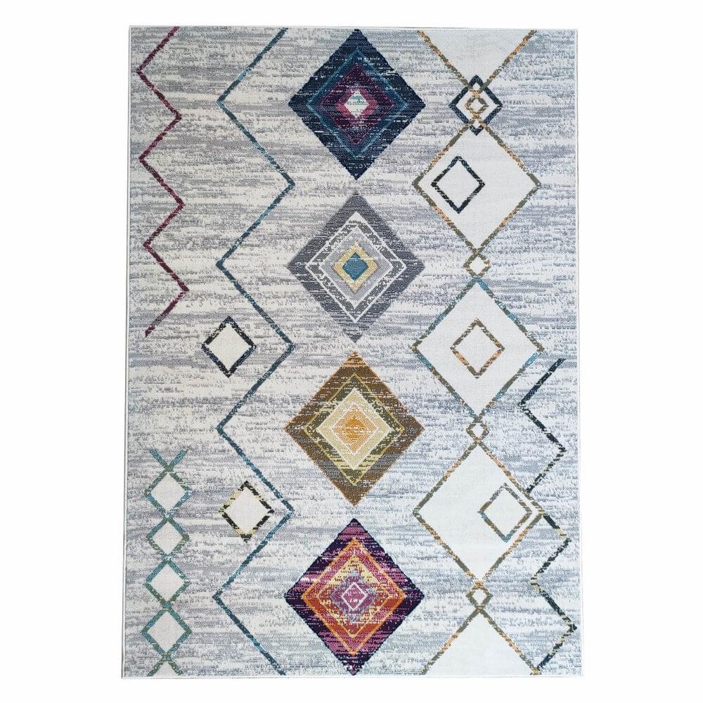 Flycarpets Sarande Vintage Multi Vloerkleed - Ruiten
