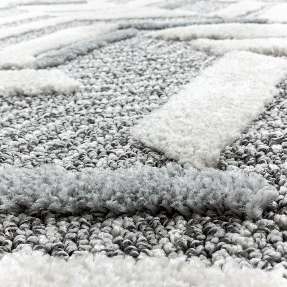 Flycarpets Sofia Modern Grijs Rond Vloerkleed