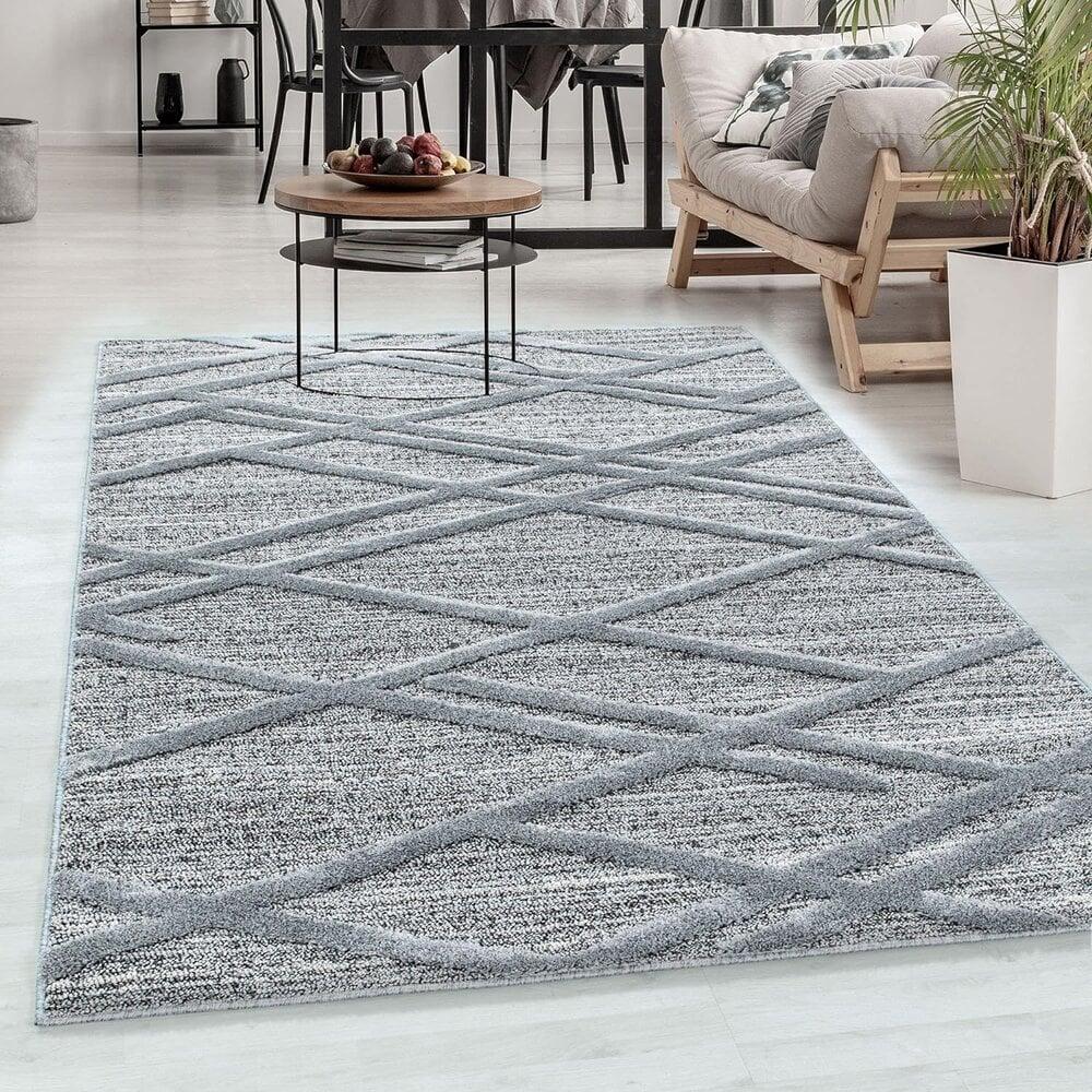 Flycarpets Sofia Modern Grijs Vloerkleed