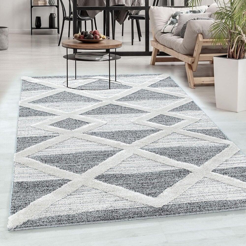 Flycarpets Sofia Modern Grijs Vloerkleed