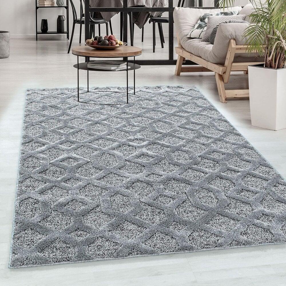 Flycarpets Sofia Modern Grijs Vloerkleed