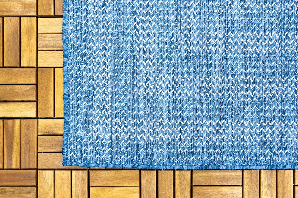 Flycarpets Sunset Buitenkleed Indoor & Outdoor Blauw