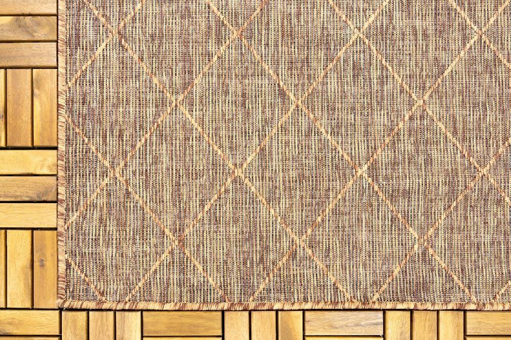 Flycarpets Sunset Buitenkleed Indoor & Outdoor Bruin