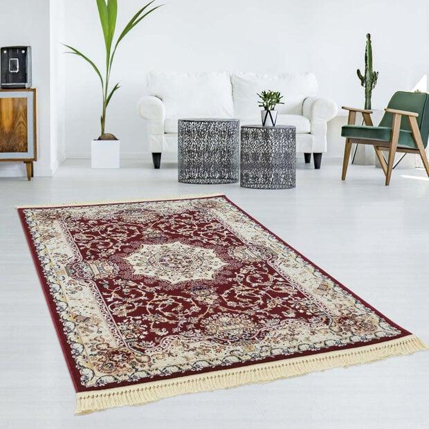 flycarpets Tachmahal Klassiek rood vloerkleed