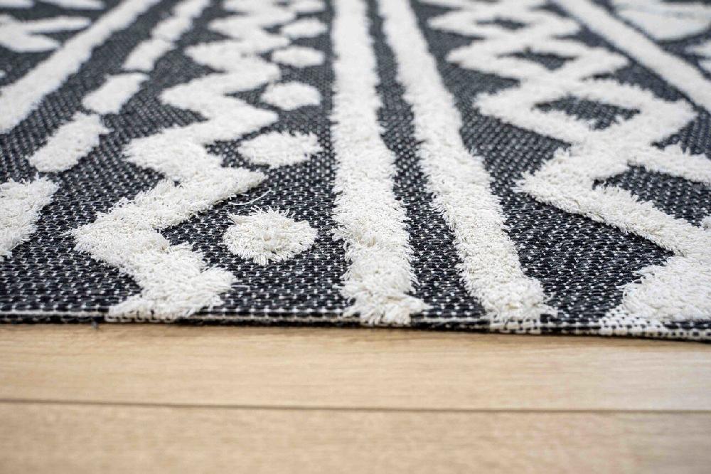 Flycarpets Tagena Modern Antraciet Vloerkleed