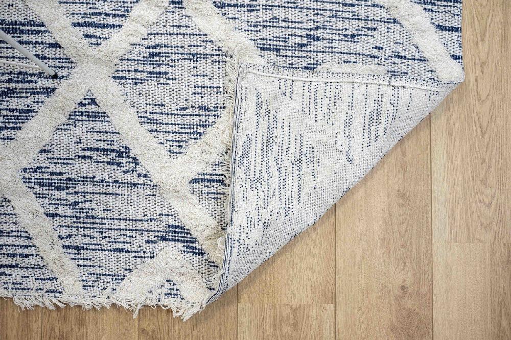 Flycarpets Tagena Modern Blauw Vloerkleed