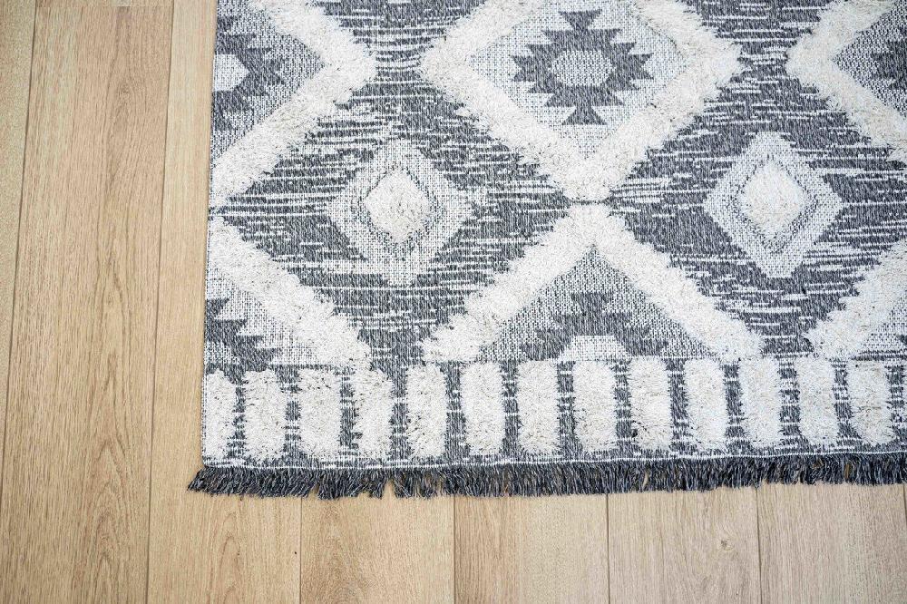 Flycarpets Tagena Modern Grijs Vloerkleed